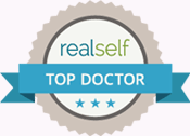RealSelf Top Doctor badge