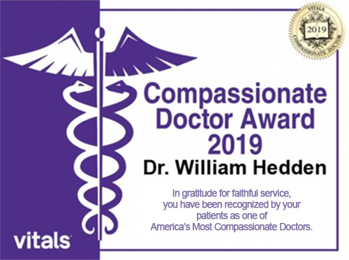 Dr. William Hedden Compassionate Doctor Award 2019